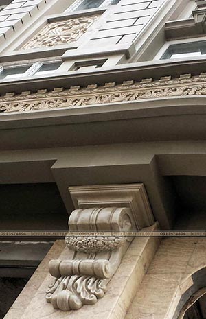 Con sơn giả đá đầu cột